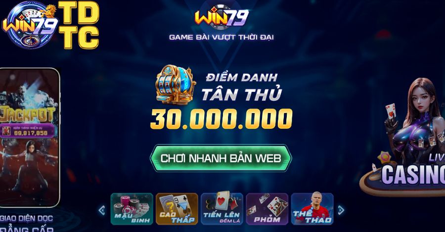 Chương trình khuyến mãi WIN79 điểm danh nhận thưởng lớn